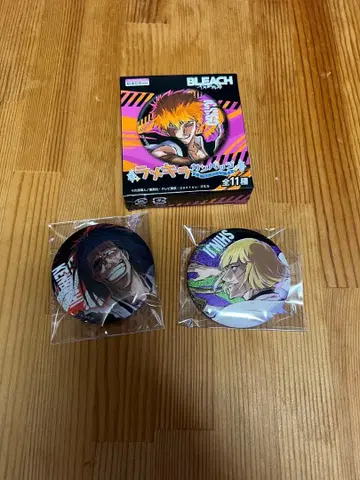BLEACH 라메키라 캔뱃지 사루가키 히사토 히라코 신지 2종 세트