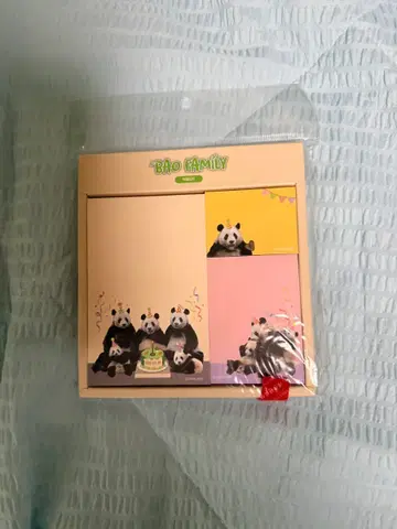 BAO FAMILY 판다 떡메모지 세트