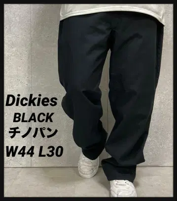 디키즈 블랙 치노 팬츠 빅사이즈 W44 L30