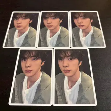 진 BTS ARIRANG FESTA 럭키 드로우 유니버셜 트레이딩 카드 5장 세트