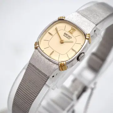 333 가동 SEIKO 시계 스퀘어 빈티지 여성용 실버