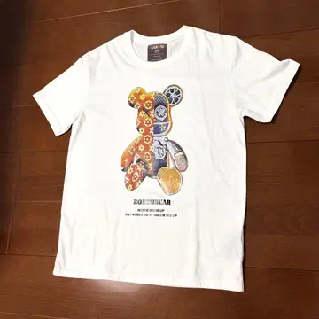 UABONI PARIS ROBTOBEAR 베어 프린트 T셔츠 폴란드제