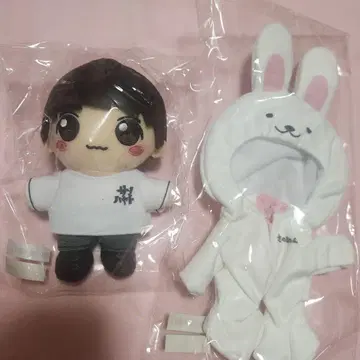 M!LK 사노하야토 생일 굿즈 봉제 인형 미니하야토군 토끼 인형옷