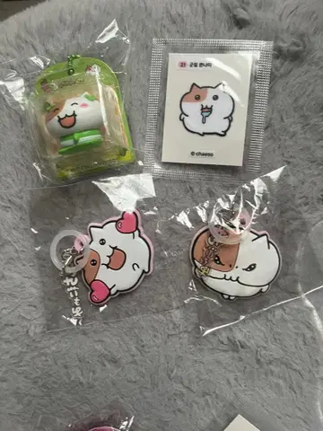 모치냐미 푹신 러버 마스코트 참 한국 씰 컴플리트