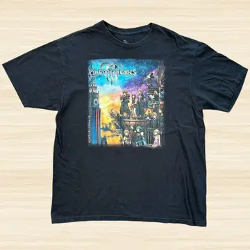 KingdomHearts 3 Game Cover Tee Black XL