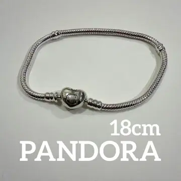 PANDORA 모먼츠 하트 팔찌 18cm