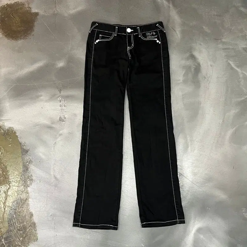 레드페퍼 자수 스티치 코튼 팬츠 y18485