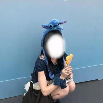 최종 가격 인하 홍콩 디즈니랜드 스티치 기믹 포함 머리띠