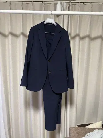 여성용 수트 셋업 네이비 유니클로 L 사이즈