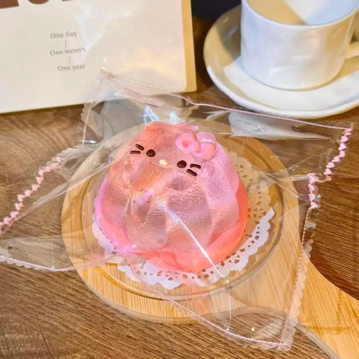 핑크키티젤리 투명말랑이