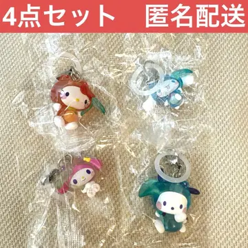 4개 세트 산리오 캐릭터즈 개굴개굴 파티 표시 액세서리