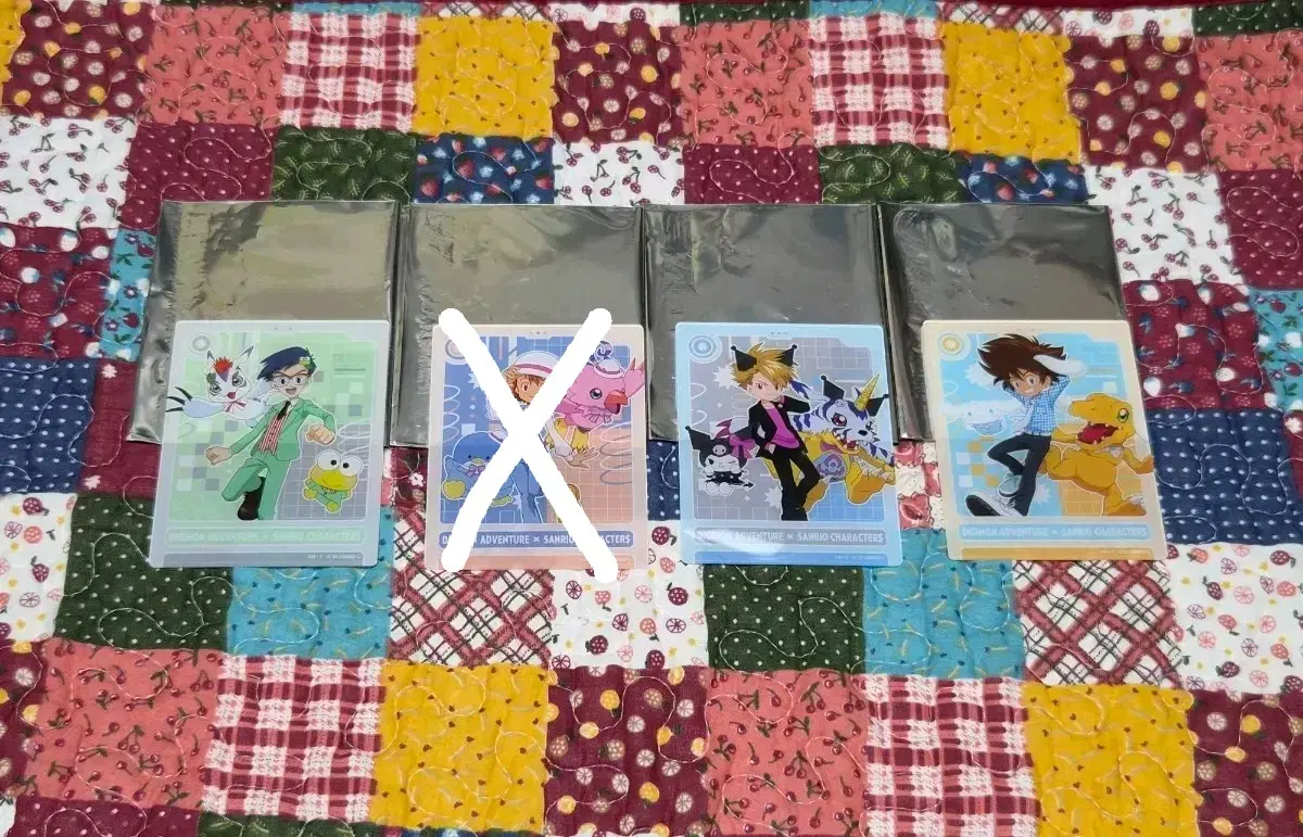 디지몬 어드벤처 X 산리오 캐릭터즈 아크릴 카드