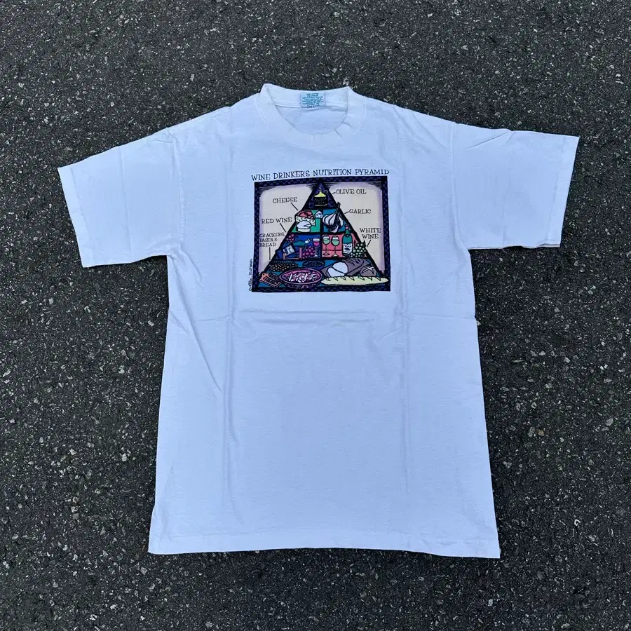 [빈티지] 90s Wine Pyramid T-Shirt