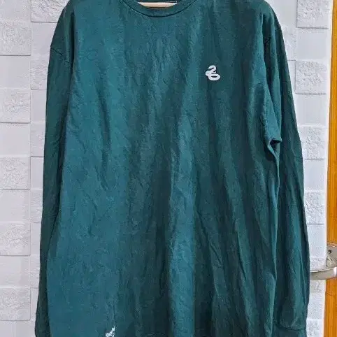 (R)VANS X 해리포터 슬리데린 긴팔티 그린 L