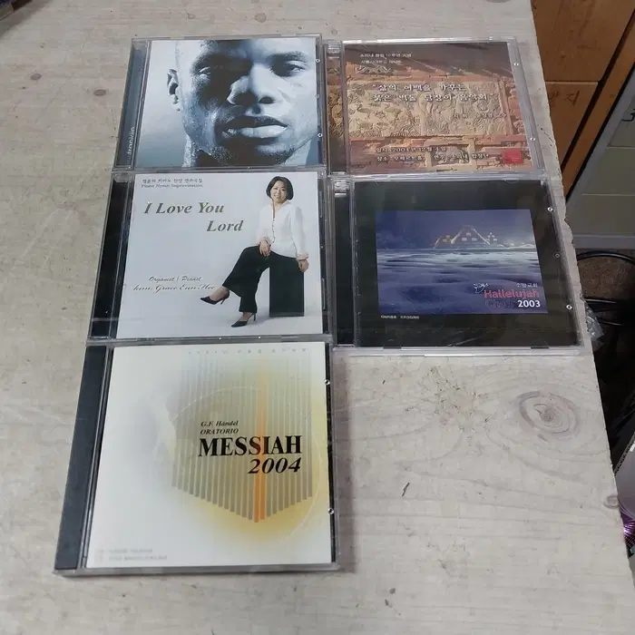 CCM 및 교회 합창 실황 음악 CD 5종 일괄