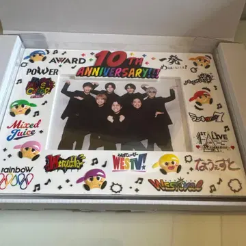 WEST. 10th Anniversary 오리지널 사진 프레임