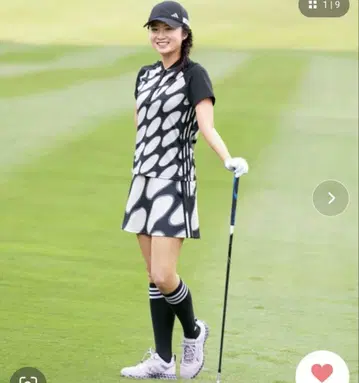 adidas Marimekko 콜라보 골프 셔츠