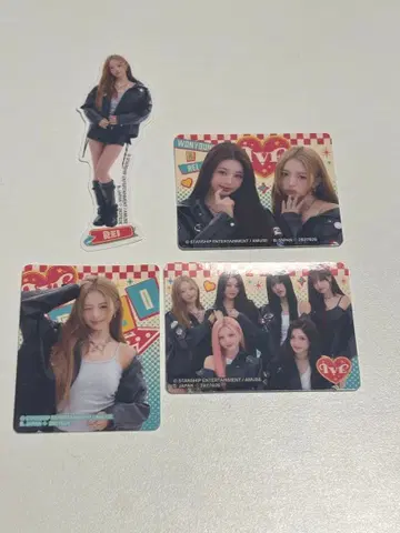 IVE 스티커 컬렉션 가챠가챠 4종 세트