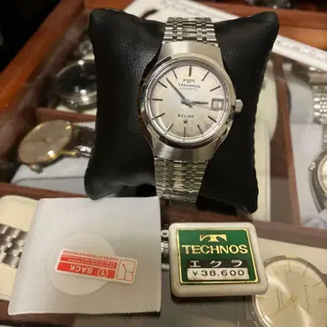 TECHNOS ECLAT 자동 와인딩 작동품 올드 테크노스 에클라