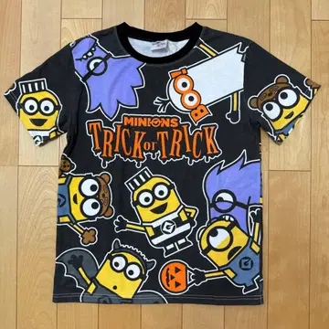 미니언 USJ Minions TRICKorTRICK 티셔츠 블랙M