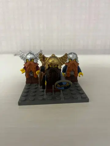 LEGO 레고 캐슬 미니 피규어 드워프 3체 세트 정품
