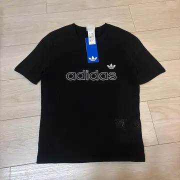 (레어) adidas 아디다스 니트 반팔 T셔츠 블랙