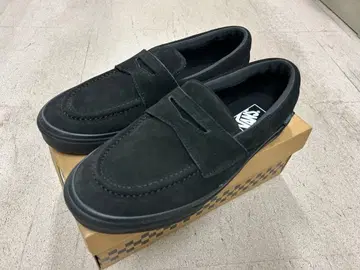 새상품급 vans 스케이트 로퍼 스웨이드 블랙 26.5