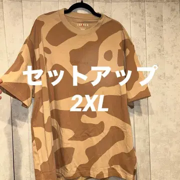 JORDAN 카모플라쥬 패턴 T셔츠, 하의 셋업