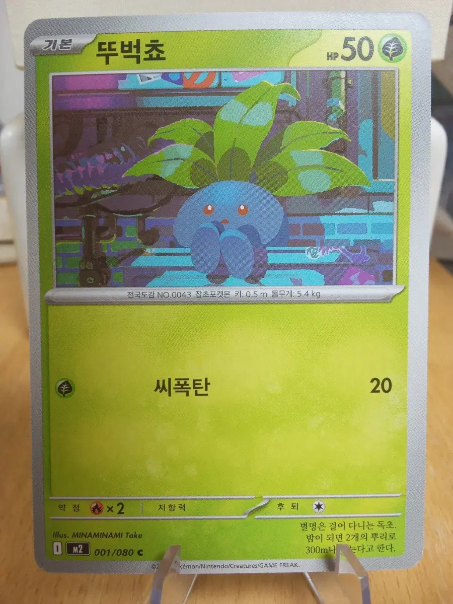 포켓몬카드 뚜벅쵸 m2 C 001/080