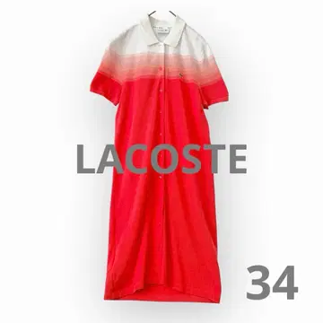 라코스테 LACOSTE 그라데이션 폴로 원피스 프랑스제 프레라코 34