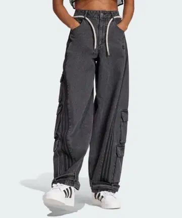 adidas 데님 카고 팬츠 Adilenium 24인치 아디다스