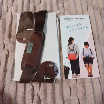 [ 새상품 ] coaroo 5way 코알루 스트랩 숄더 벨트 브라운 25S