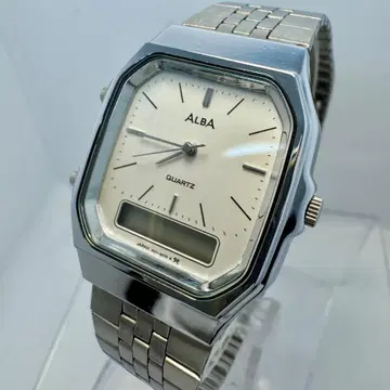 [부동] 세이코 ALBA 손목시계 아나로그 디지털 80s 빈티지
