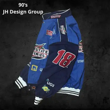 90's JH Design Group 레이싱 자켓 코카콜라 기업