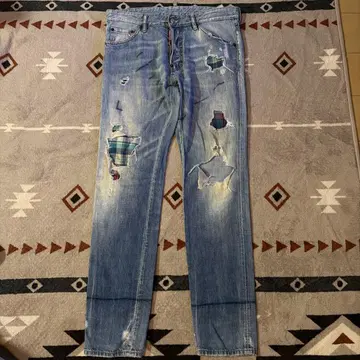DSQUARED2 데미지 가공 데님 팬츠 48