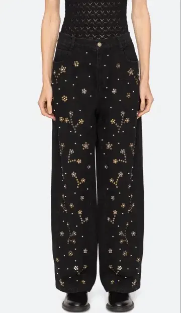 sea new york EITA DENIM STUDDEN JEANS