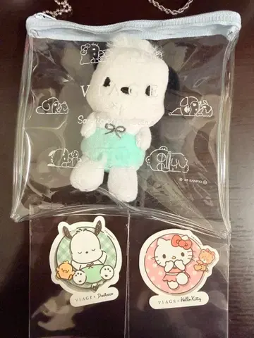 VIAGE x 산리오 포차코 마스코트 봉제 인형