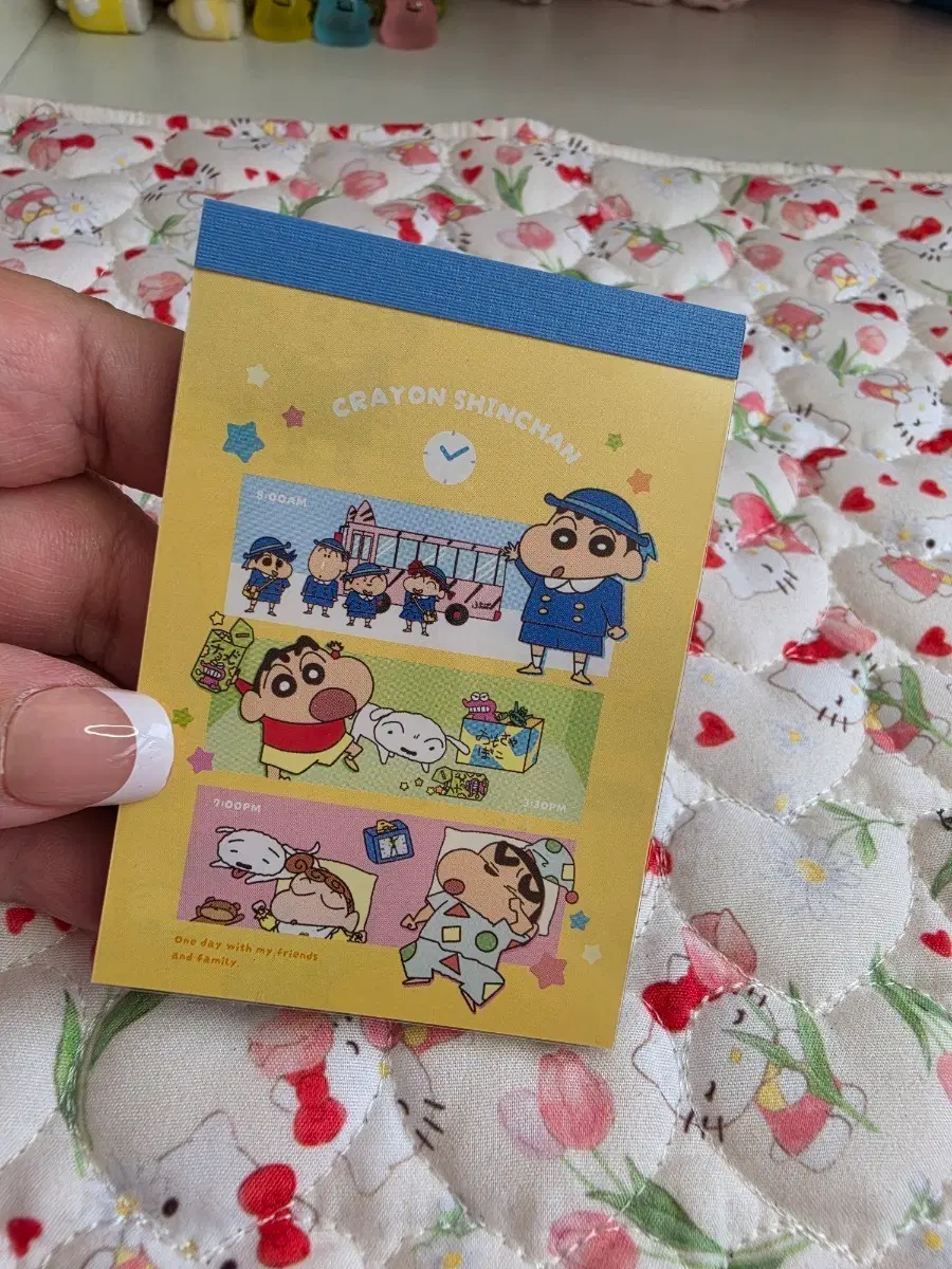 일본정품 짱구 메모지