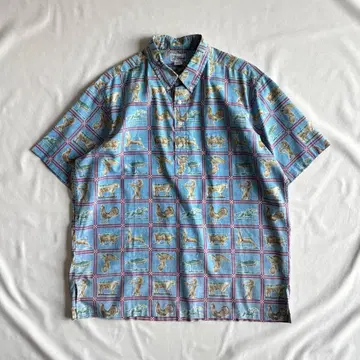 90s reyn spooner animal print BD shirt