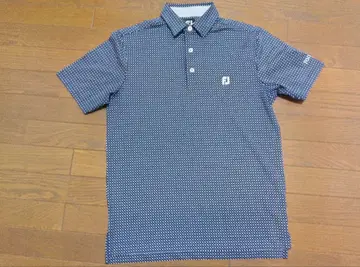 FootJoy 십자가 도트 무늬 골프 셔츠 L 사이즈