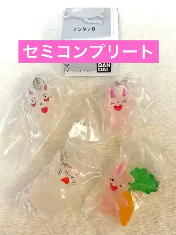 논탄 메지루시 액세서리 2탄 세미 컴플리트 논탄 토끼 씨 4종