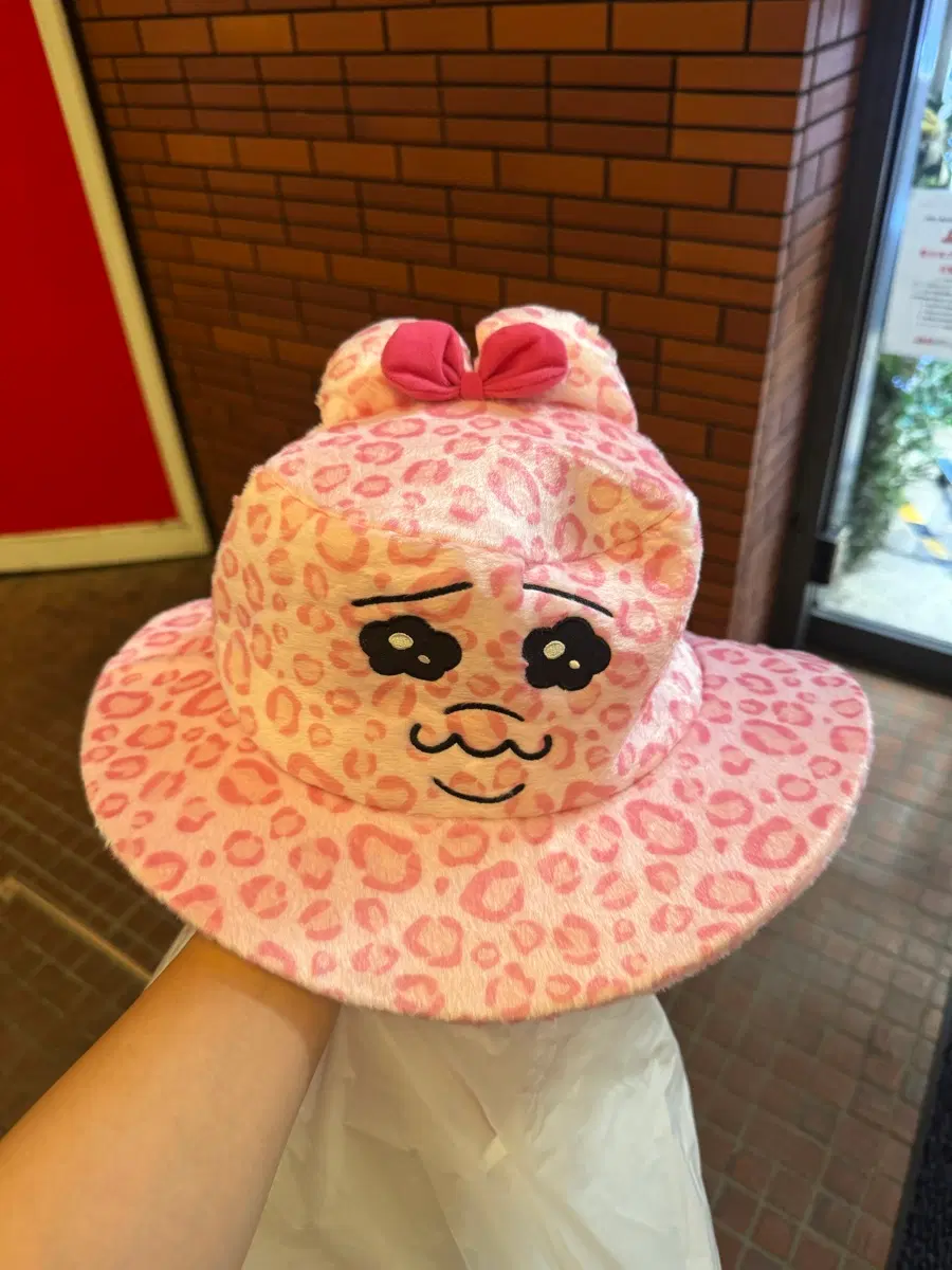 빤쥬토끼 빤쮸토끼 호피 사파리 모자 신상