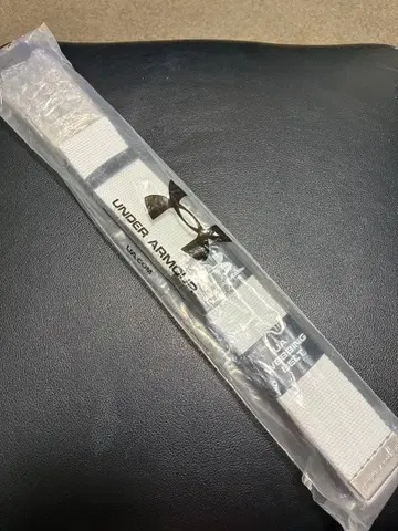 언더아머 UA 웨빙 벨트 화이트