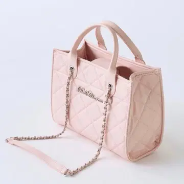Belle Charme Quilted Mini Tote 핑크