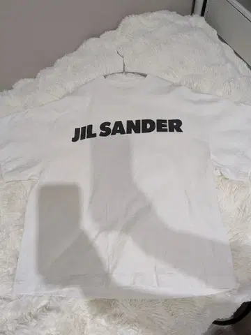 JIL SANDER 로고 프린트 T셔츠 화이트