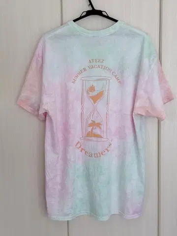 ATEEZ SUMMER VACATION CAMP 다이 다이 T셔츠 XL