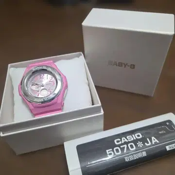 [ 새상품급 작동품 ] CASIO BABY-G BGA-101 상자 설명서 포함 핑크
