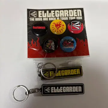 ELLEGARDEN 키링과 캔뱃지 세트