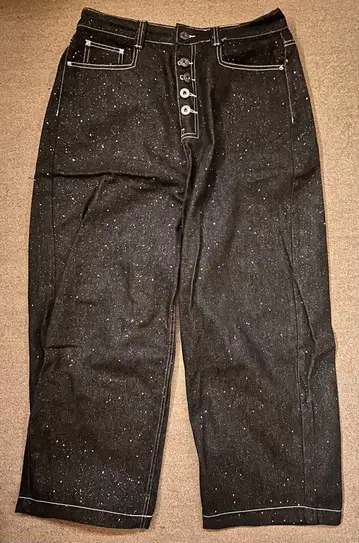 BEVIS BLING BLING BAGGY JEANS 34인치