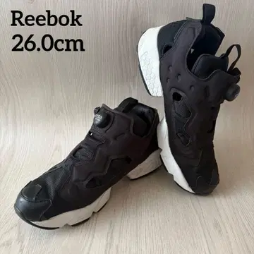 리복 인스타펌프 퓨리 스니커즈 블랙 남성용 26.0cm